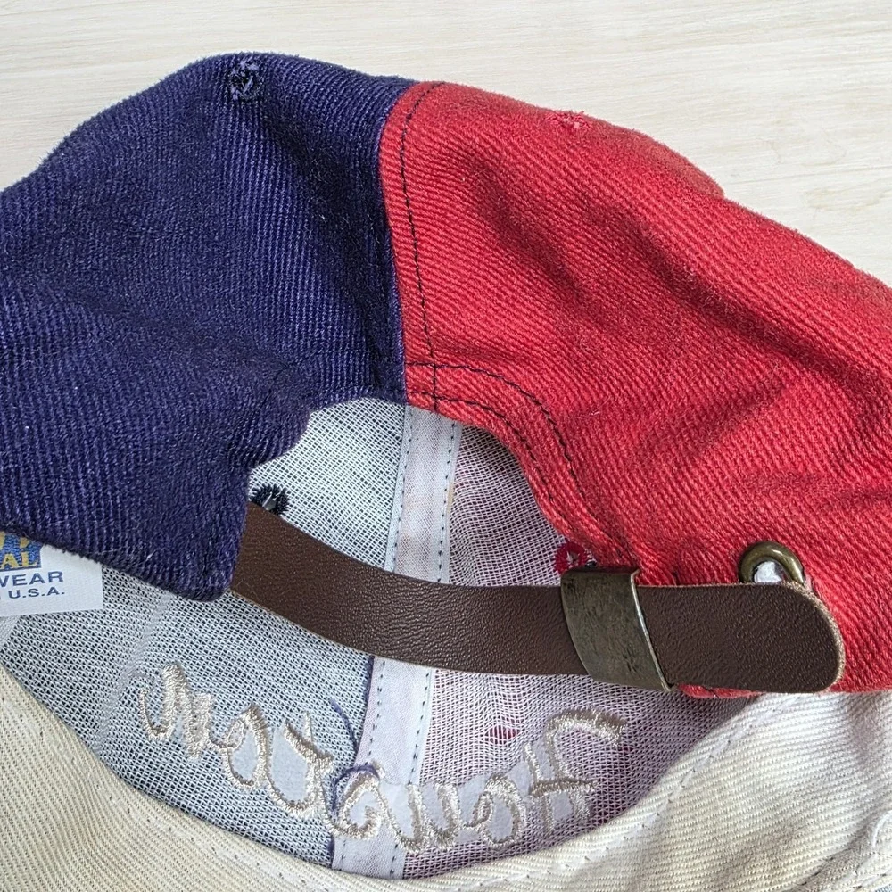 Vintage Regal Headwear Houston Cougars University Strap Back Hat‎ 2 Tone